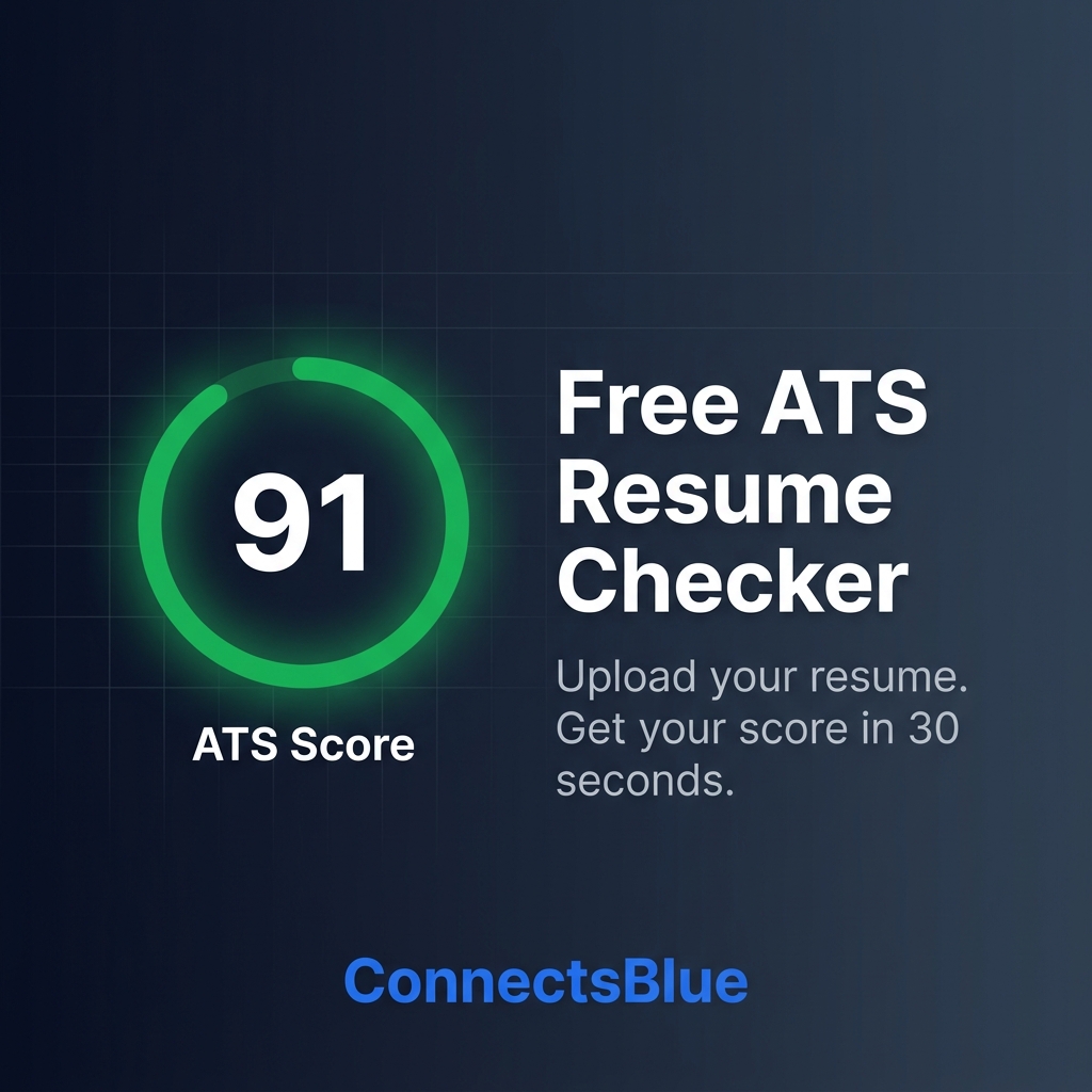 Free ATS Resume Checker | ConnectsBlue